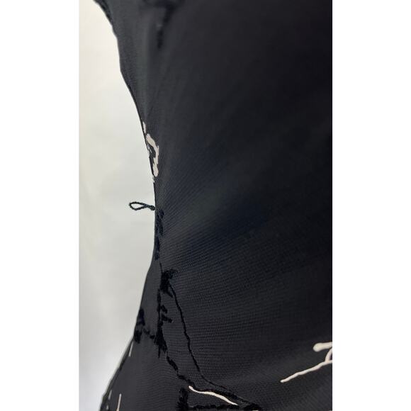 Armani Exchange Floral Velvet Print Maxi Dress - Picture 6 of 9